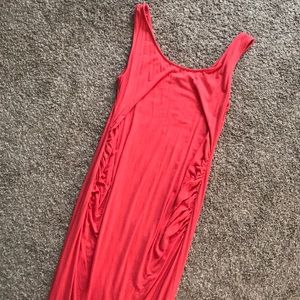 Size large fuscia pink maternity dress